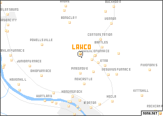 map of Lawco