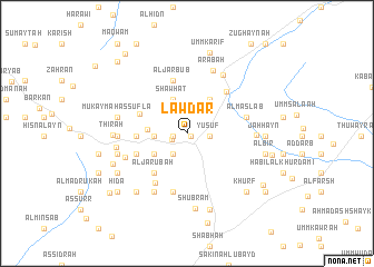 map of Lawdar