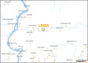 map of Lawog