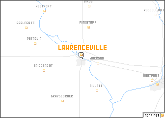 map of Lawrenceville