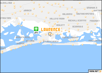 map of Lawrence