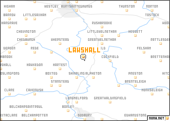 map of Lawshall