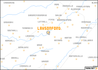 map of Lawson Ford