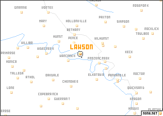 map of Lawson