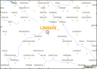 map of Lawsuko