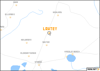 map of Lawtey
