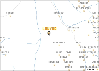 map of Lawywa