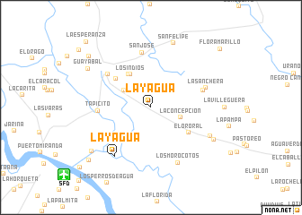 map of La Yagua