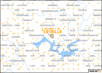 map of La Yaille