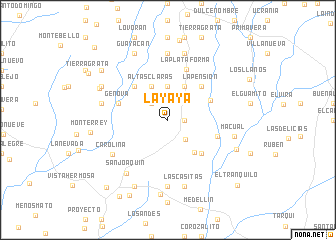 map of La Yaya