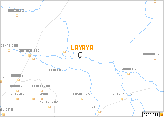 map of La Yaya