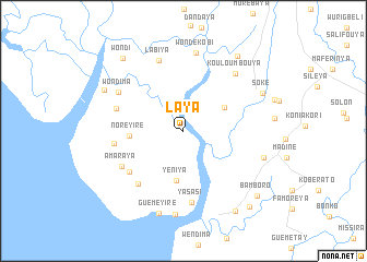 map of Laya
