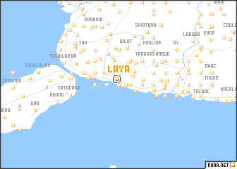 map of Laya