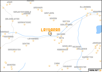 map of Lāy Dārān