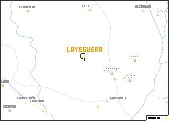 map of La Yegüera