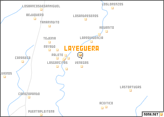 map of La Yegüera