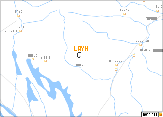 map of Layḩ