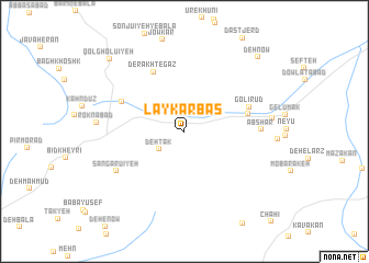 map of Lāy Karbās