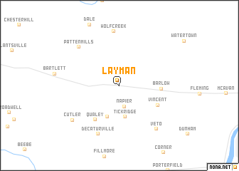 map of Layman