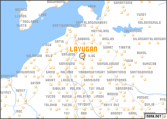 map of Layugan