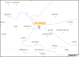 map of Laywido