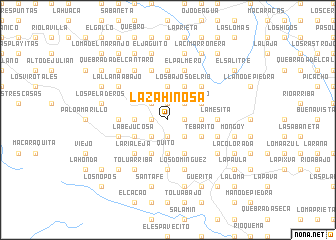 map of La Zahinosa