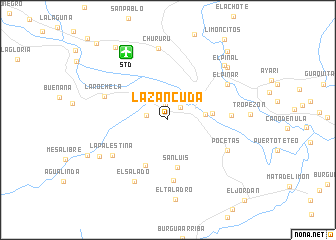 map of La Zancuda