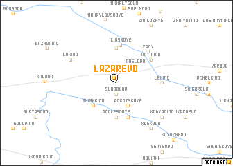 map of Lazarevo