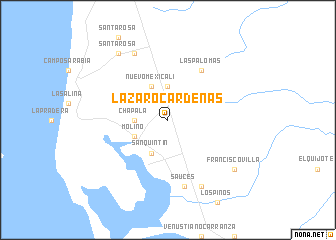 map of Lázaro Cárdenas