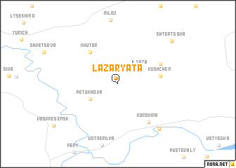 map of Lazaryata