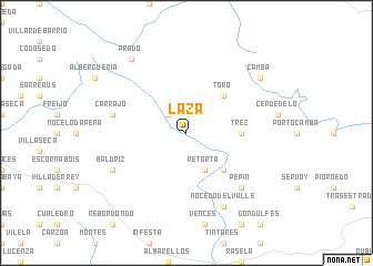 map of Laza