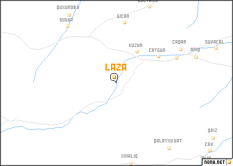 map of Laza