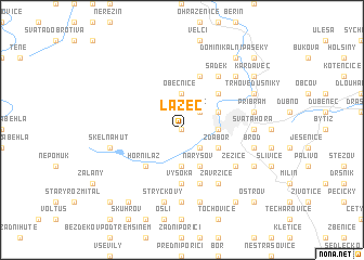 map of Lazec