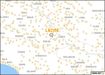 map of Lazine