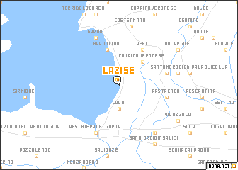 map of Lazise
