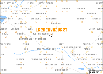 map of Lázně Kynžvart