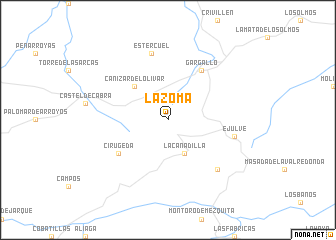 map of La Zoma