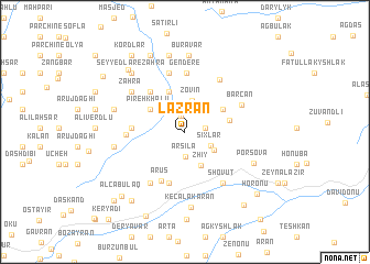 map of Lǝzran