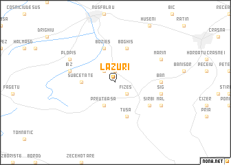 map of Lazuri