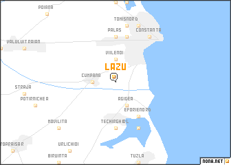 map of Lazu