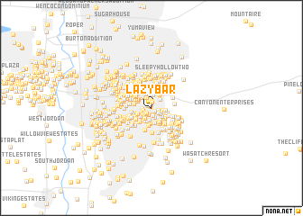 map of Lazy Bar