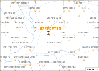 map of Lazzeretto