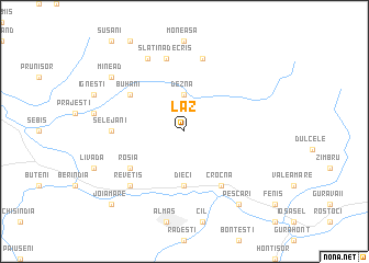 map of Laz