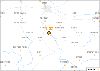 map of Laz
