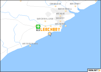 map of Leach Bay