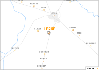 map of Leake