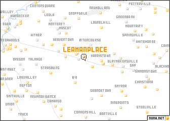 map of Leaman Place