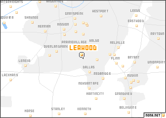 map of Leawood
