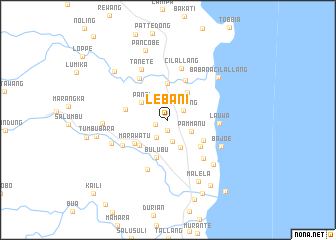 map of Lebani