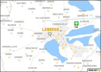 map of Le Bardo